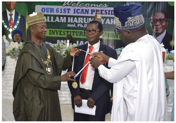 INVESTITURE CEREMONY OF THE 38TH CHAIRMAN, Mr. Jacob Olutayo Solanke, FCA